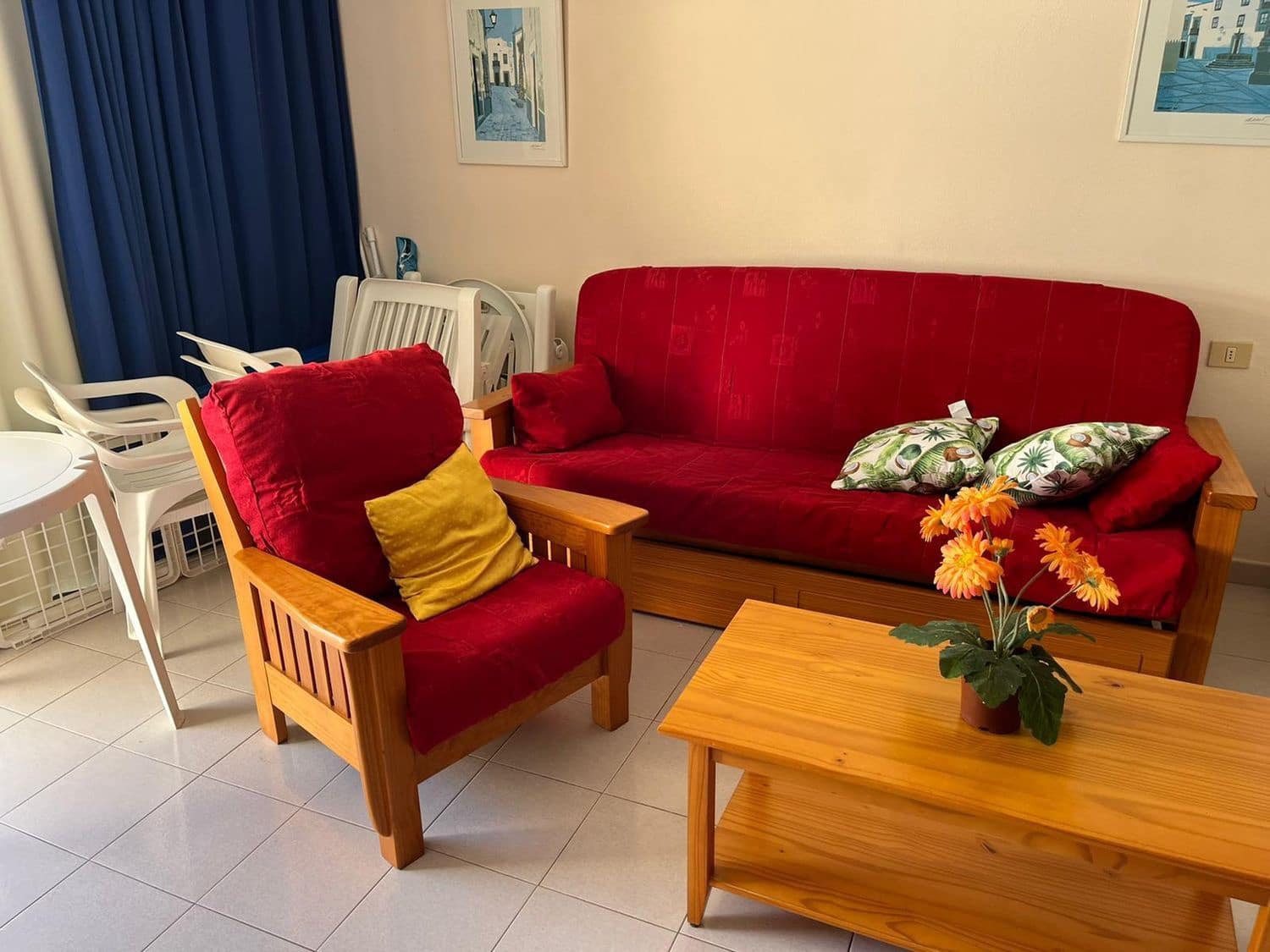 1 quarto Apartamento para arrendar em Puerto Santiago com piscina garagem - 1 000 € (Ref: 8459360)