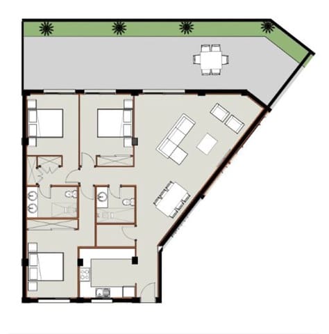 3 camera da letto Appartamento in vendita in San Miguel de Abona con piscina garage - 524.005 € (Rif: 9084856)