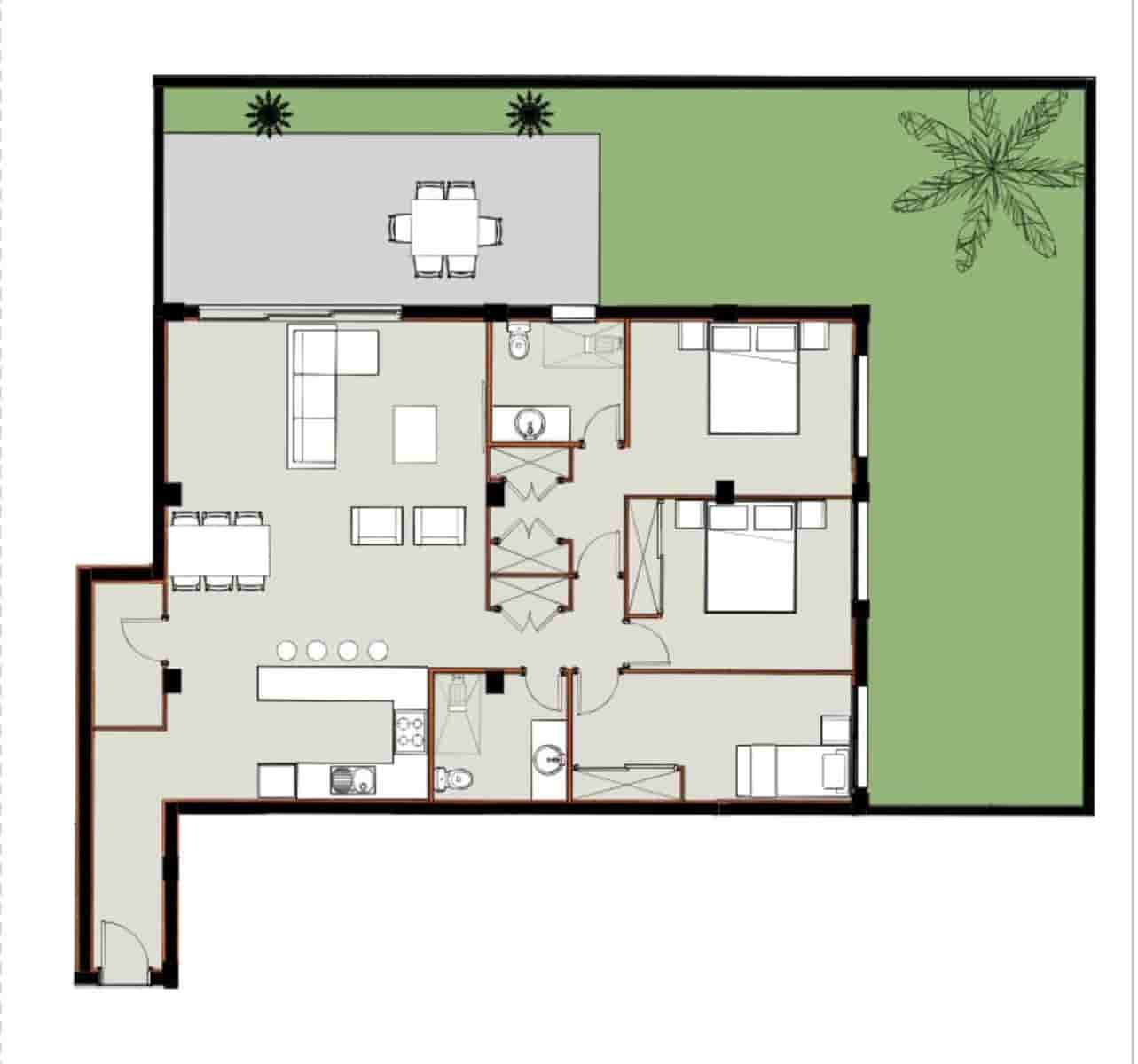 3 sypialnia Apartament na sprzedaż w San Miguel de Abona z basenem garażem - 524 005 € (Ref: 9084856)
