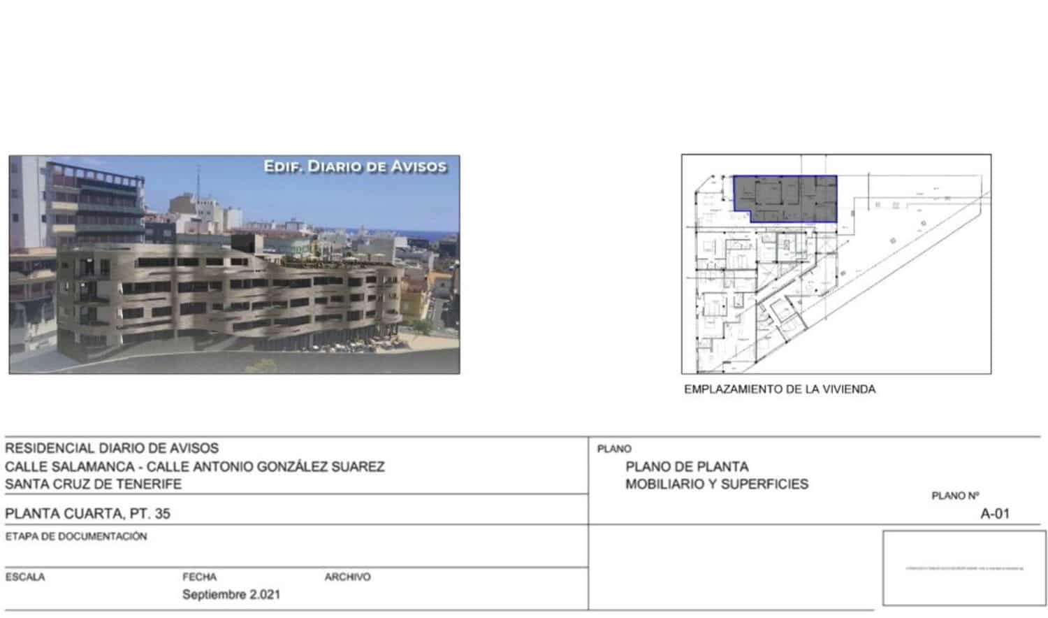 3 soveværelse Lejlighed til salg i Santa Cruz de Tenerife med swimmingpool garage - € 626.772 (Ref: 9167214)