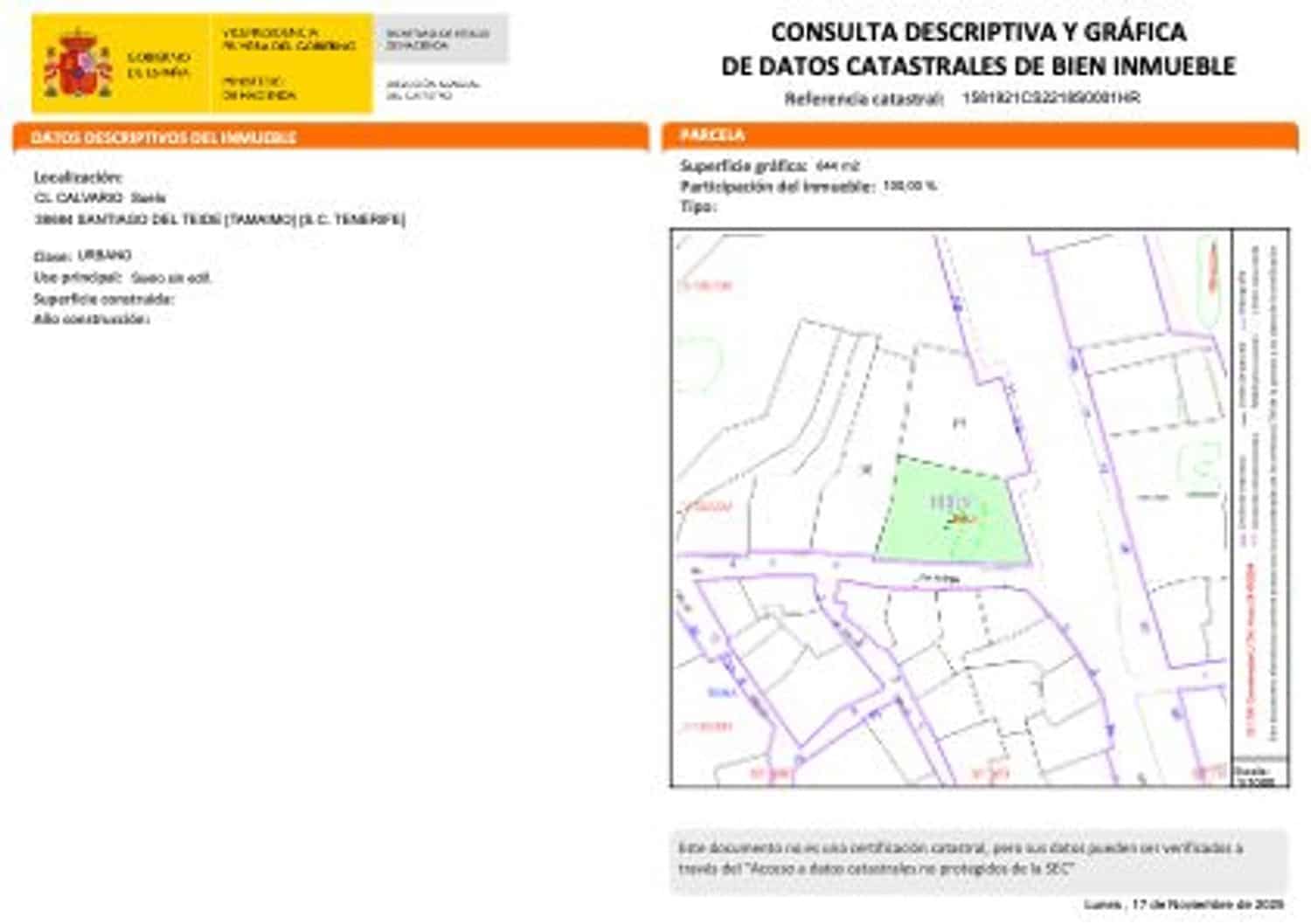 Undeveloped Land for sale in Santiago del Teide - € 180,000 (Ref: 9409076)