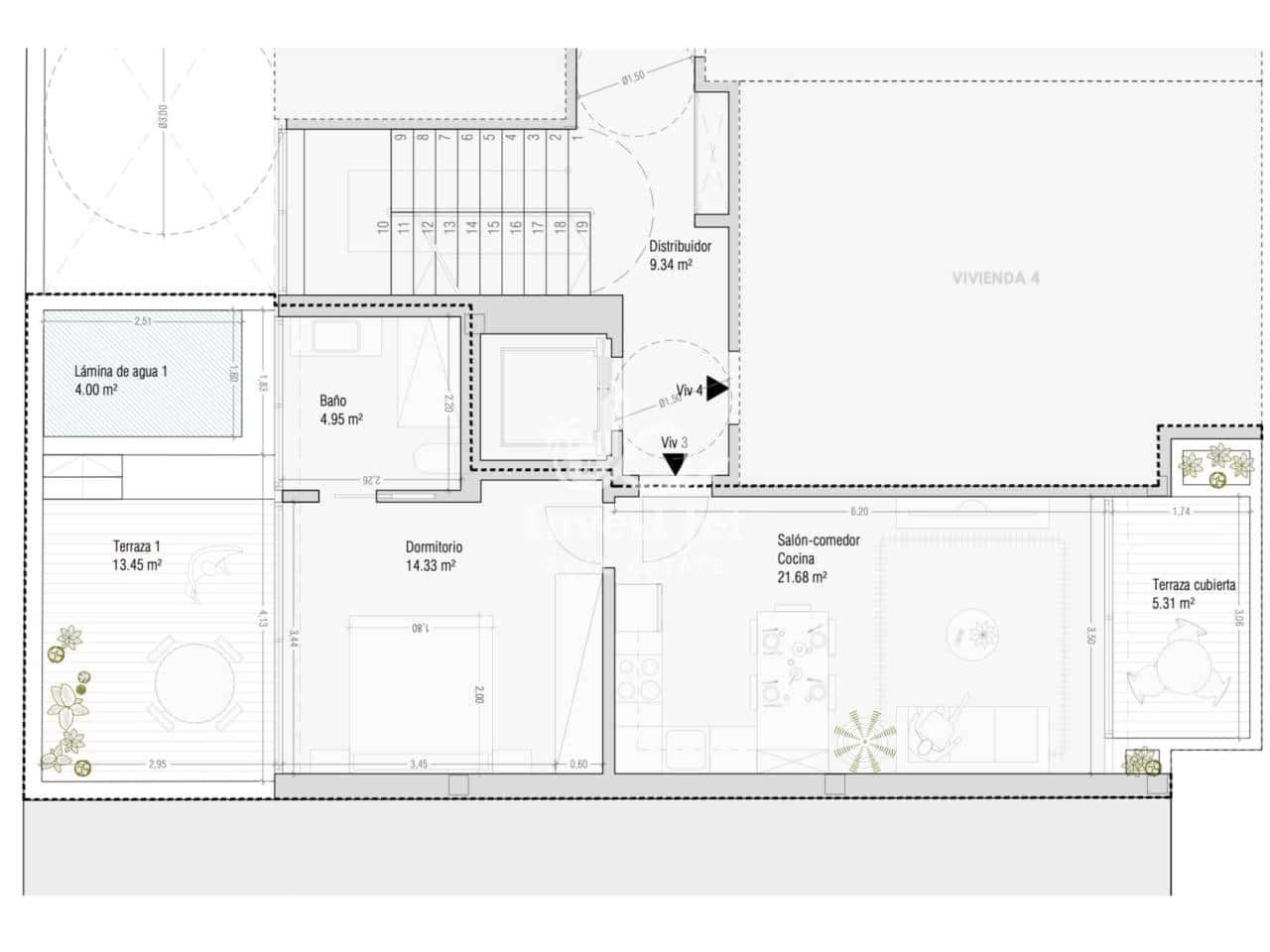 1 camera da letto Appartamento in vendita in Corralejo - 250.000 € (Rif: 9594487)