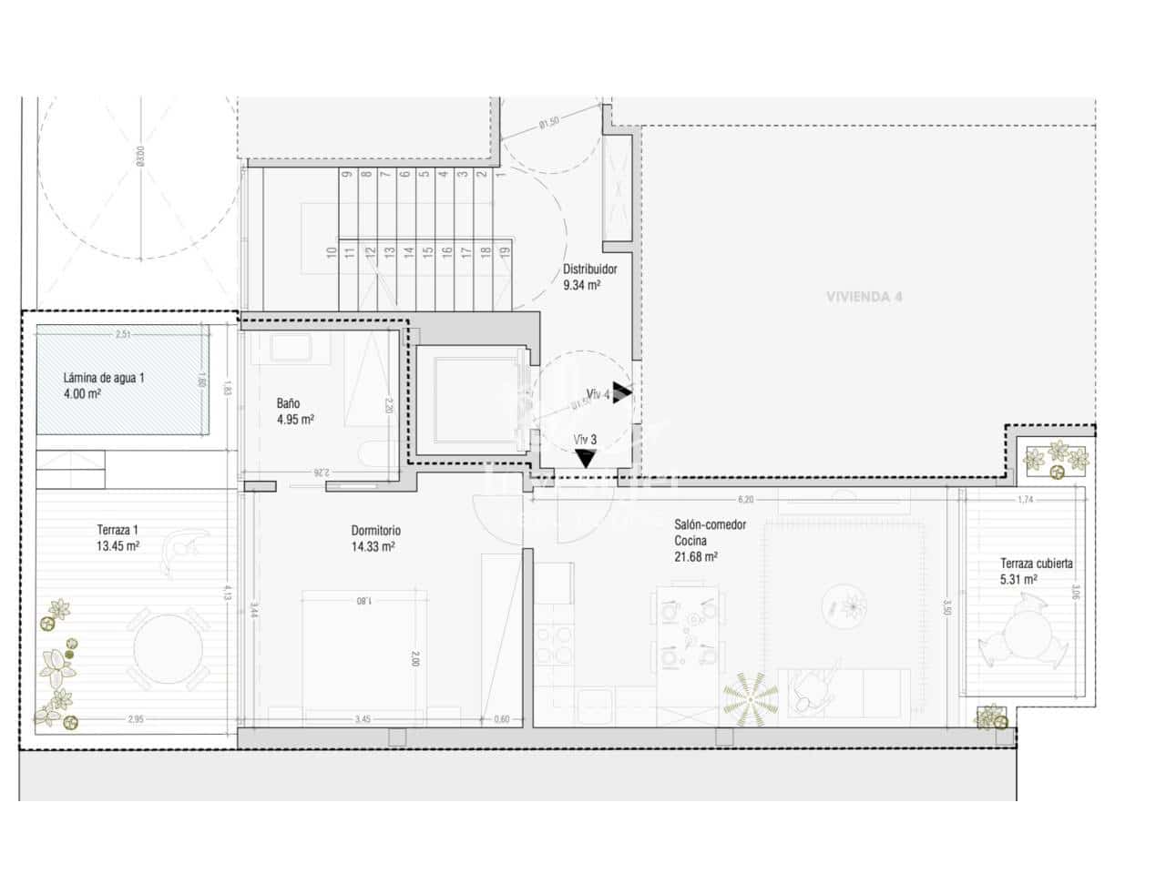 1 camera da letto Appartamento in vendita in Corralejo - 250.000 € (Rif: 9594487)