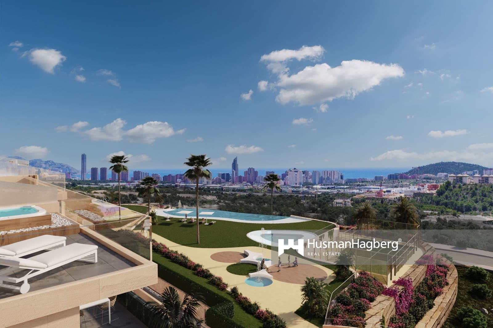 2 sypialnia Apartament na sprzedaż w Benidorm z basenem - 460 000 € (Ref: 10008194)