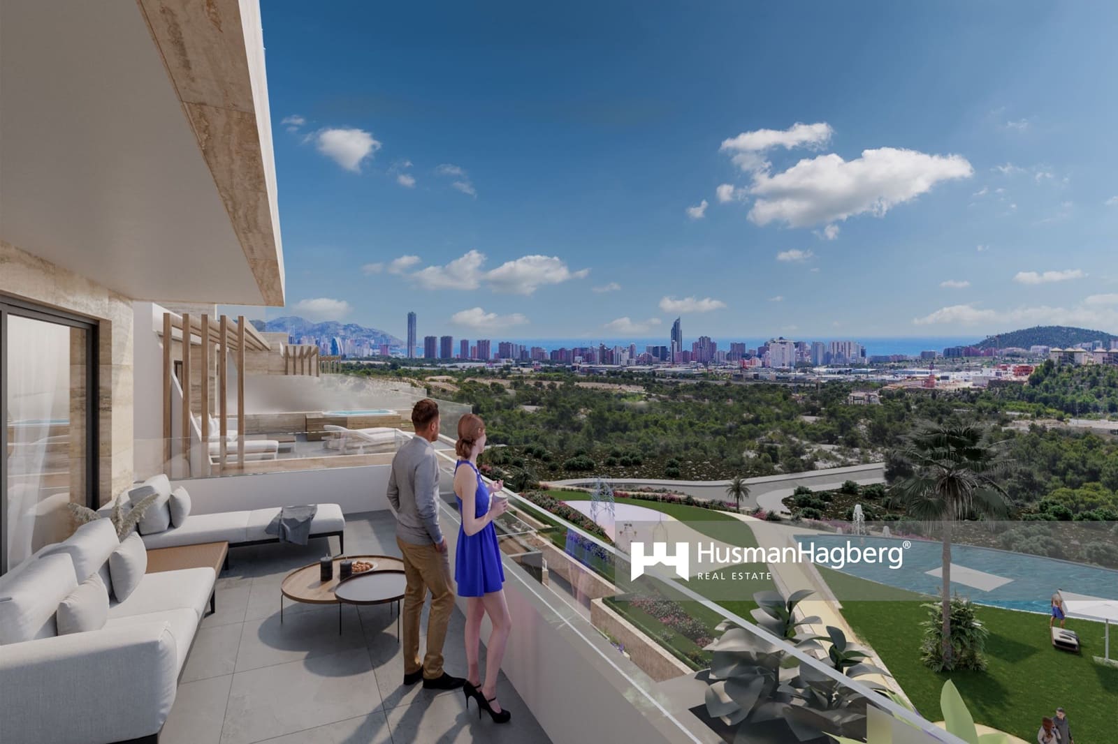 2 sypialnia Apartament na sprzedaż w Benidorm z basenem - 460 000 € (Ref: 10008194)