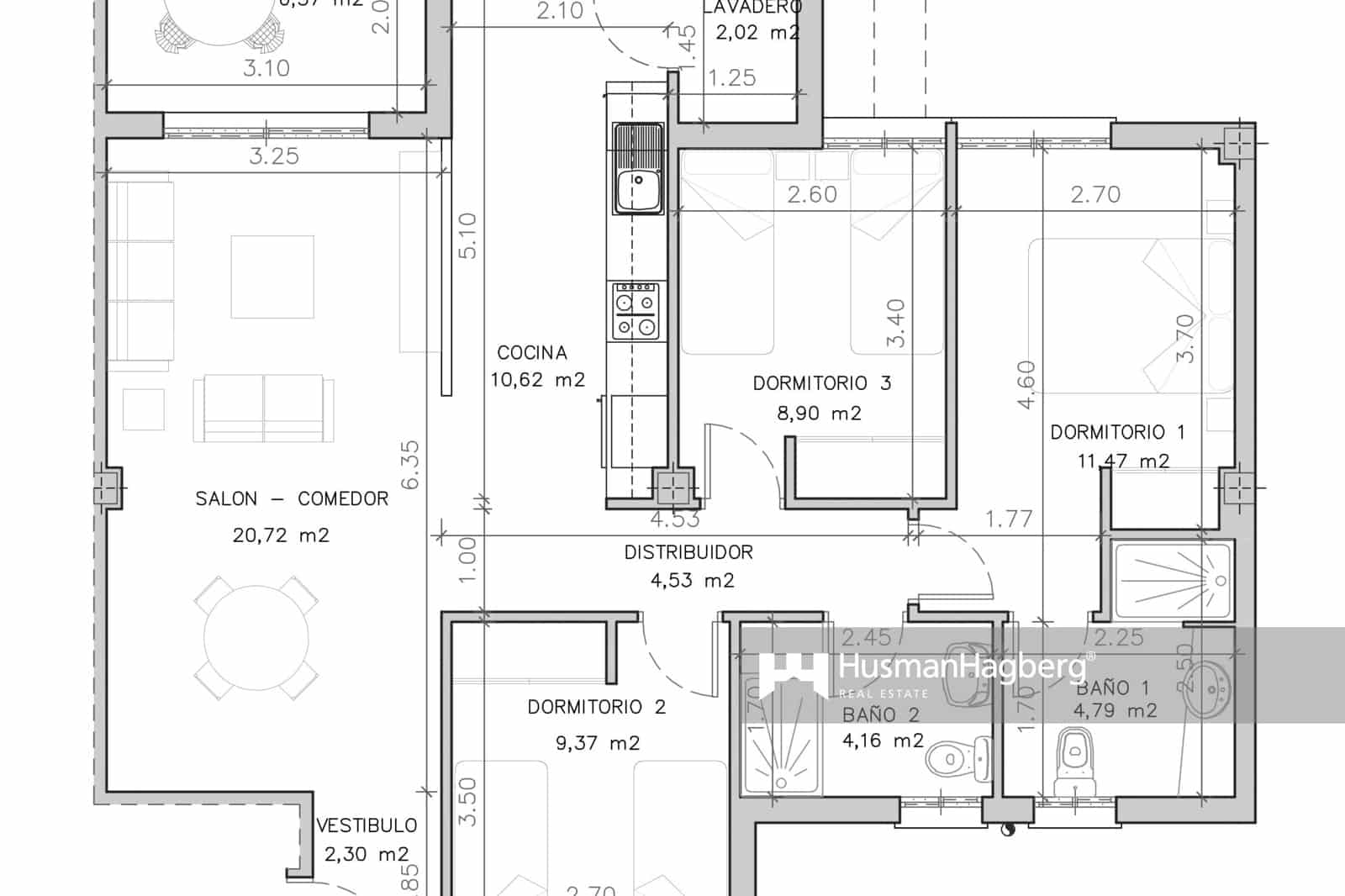 3 soverom Leilighet til salgs i La Villajoyosa / Vila Joiosa med svømmebasseng - € 360 000 (Ref: 10008198)