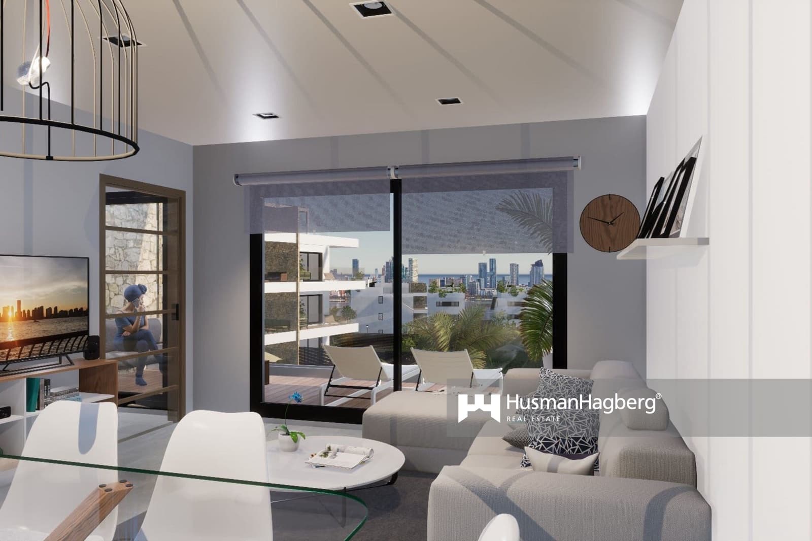Apartamento de 2 habitaciones en Benidorm en venta con piscina - 345.000 € (Ref: 10010152)