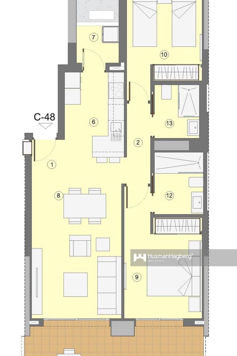 2 bedroom Apartment for sale in Benidorm with pool - € 399,000 (Ref: 10010154)