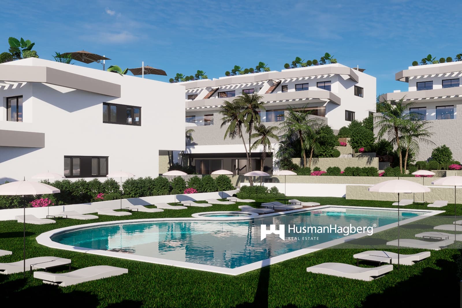 2 soveværelse Lejlighed til salg i Benidorm med swimmingpool - € 389.900 (Ref: 10012767)