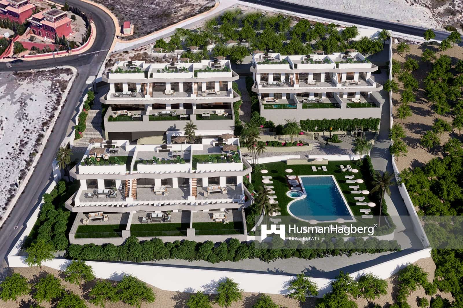 2 soveværelse Lejlighed til salg i Benidorm med swimmingpool - € 389.900 (Ref: 10012767)