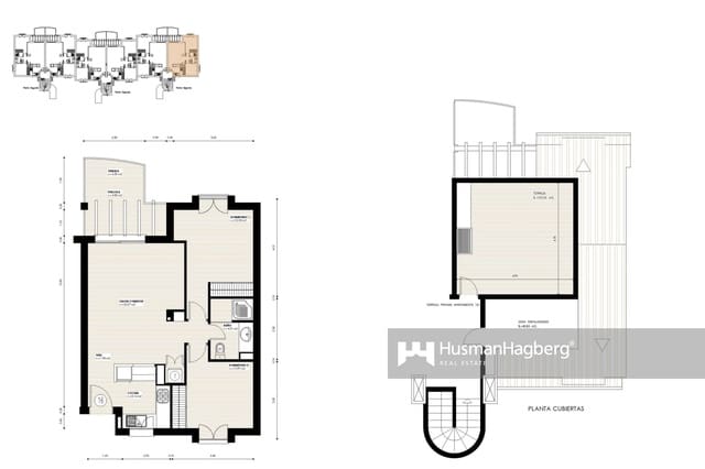2 Zimmer Apartment zu verkaufen in El Montgó, Dénia mit Pool - 381.150 € (Ref: 10014983)