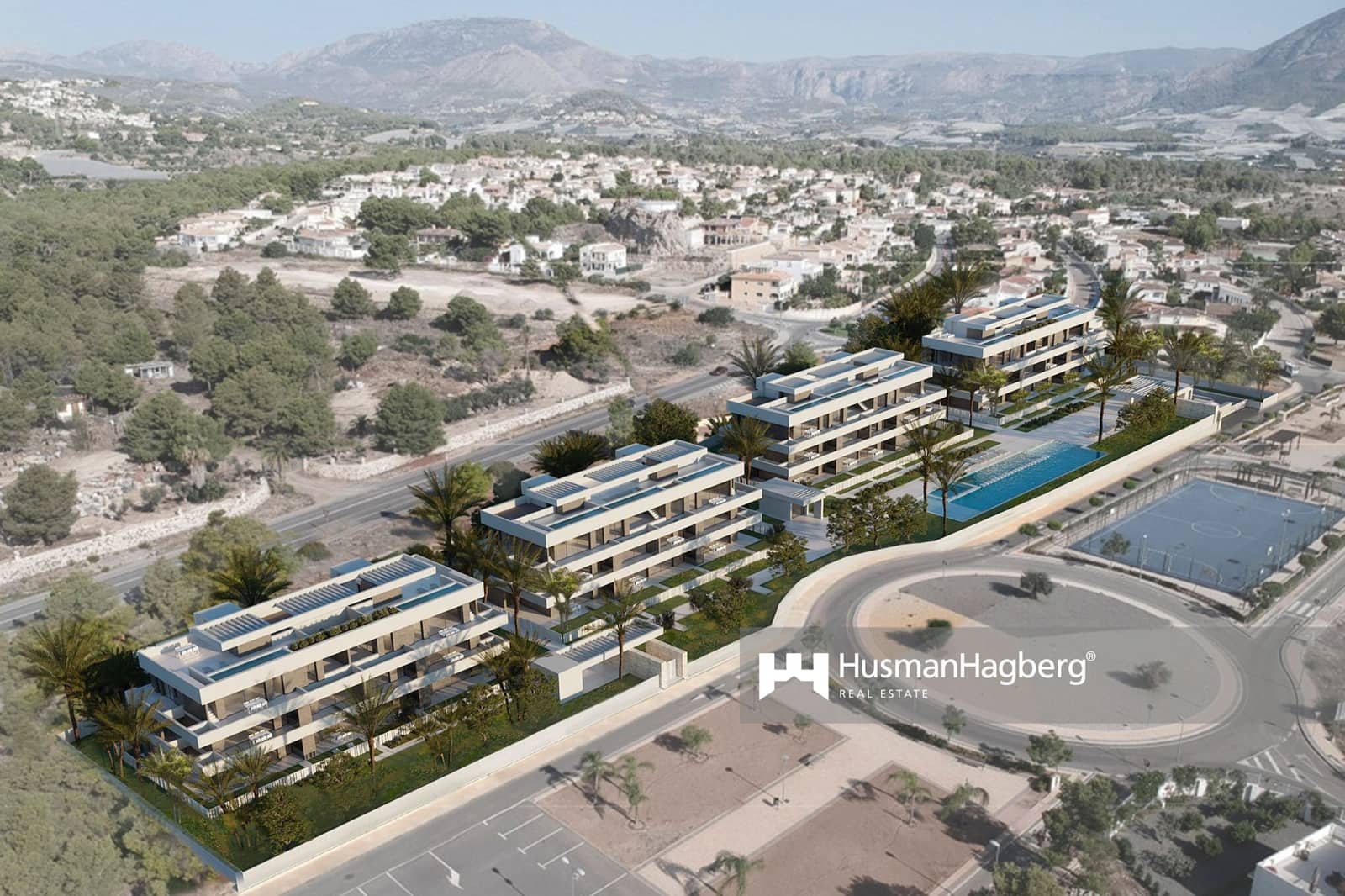 Apartamento de 2 habitaciones en La Nucia en venta con piscina - 437.950 € (Ref: 10018802)