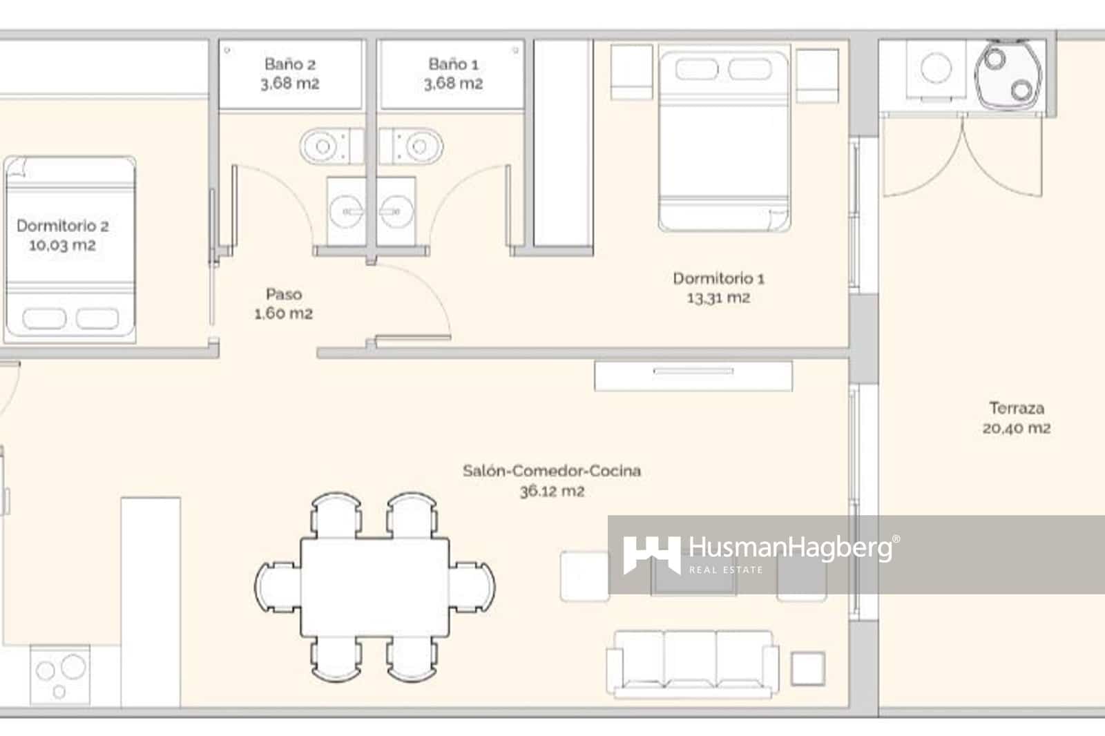 2 makuuhuone Huoneisto myytävänä paikassa Benidorm mukana uima-altaan - 352 900 € (Ref: 10018813)