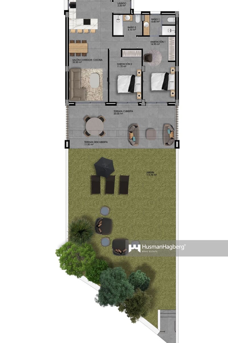 2 sovrum Lägenhet till salu i Benidorm med pool - 420 000 € (Ref: 10023512)