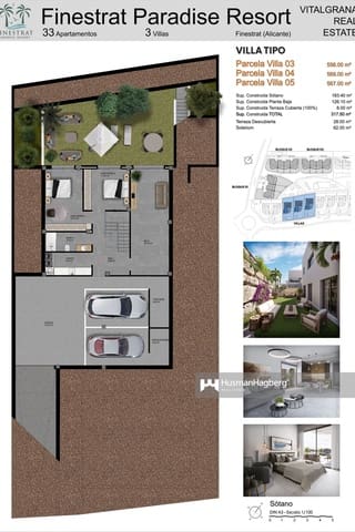 4 makuuhuone Huvila myytävänä paikassa Benidorm mukana uima-altaan - 1 150 000 € (Ref: 10023517)