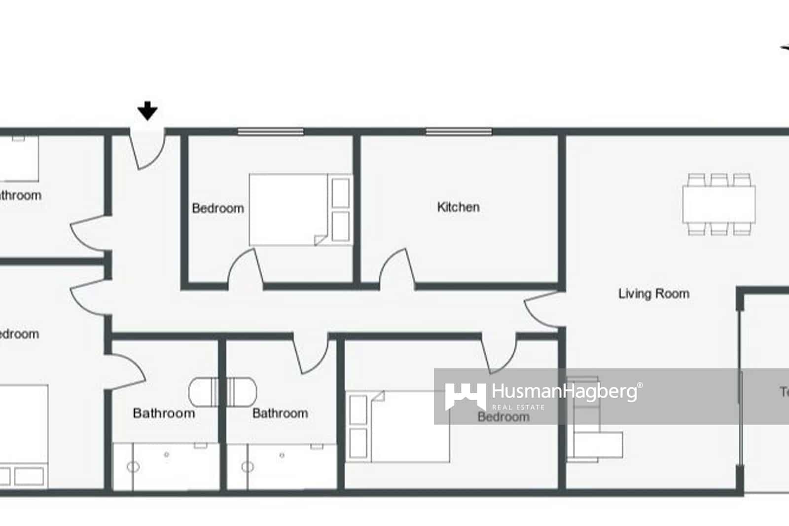 3 makuuhuone Huoneisto myytävänä paikassa Denia - 349 000 € (Ref: 10025022)