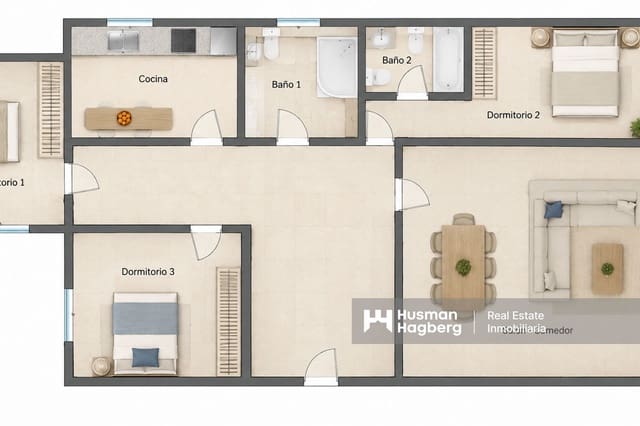 3 sypialnia Apartament na sprzedaż w Centro ciudad, Javea / Xàbia - 295 000 € (Ref: 10057914)