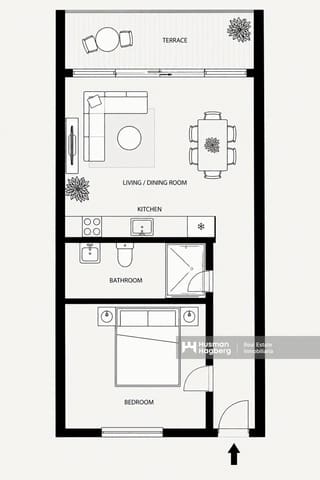 Apartamento de 1 habitación en Las Rotas / Les Rotes, Dénia en venta con piscina - 245.000 € (Ref: 10176253)