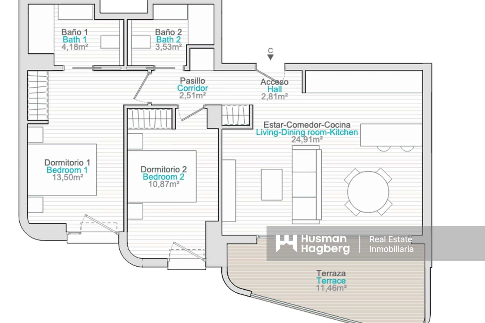 2 soverom Leilighet til salgs i La Villajoyosa / Vila Joiosa med svømmebasseng - € 275 000 (Ref: 9334288)