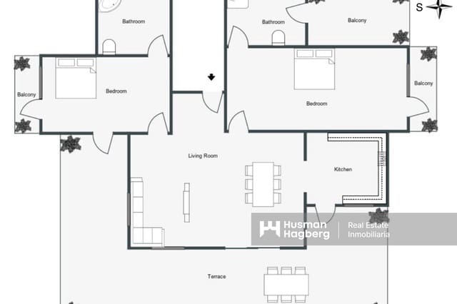 2 sovrum Lägenhet till salu i Les Bassetes - El Marjal, Dénia med pool - 477 000 € (Ref: 9346673)