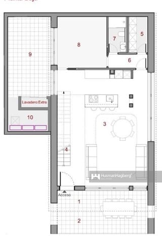 3 soveværelse Villa til salg i Benidorm med swimmingpool - € 760.000 (Ref: 9393702)