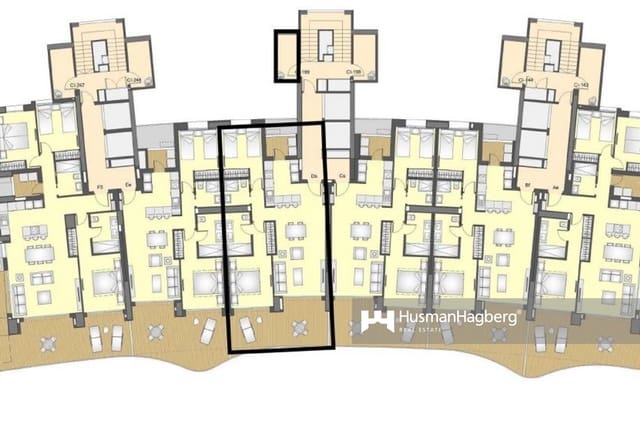 2 soverom Leilighet til salgs i Playa Poniente, Benidorm med svømmebasseng - € 529 000 (Ref: 9395604)