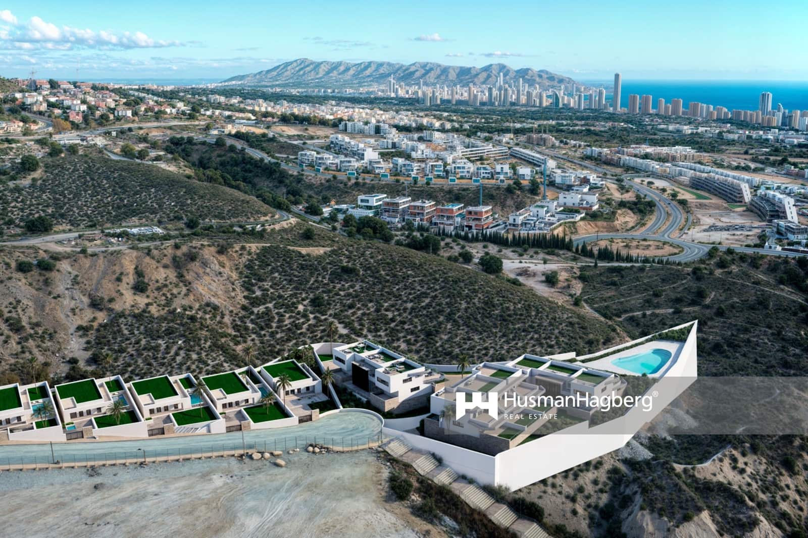 2 soveværelse Byhus til salg i Benidorm med swimmingpool - € 379.000 (Ref: 9395606)