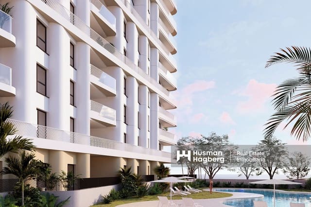 1 sovrum Lägenhet till salu i Platja Vila Joiosa - Platja de Torres, La Villajoyosa / Vila Joiosa med pool - 192 000 € (Ref: 9409104)