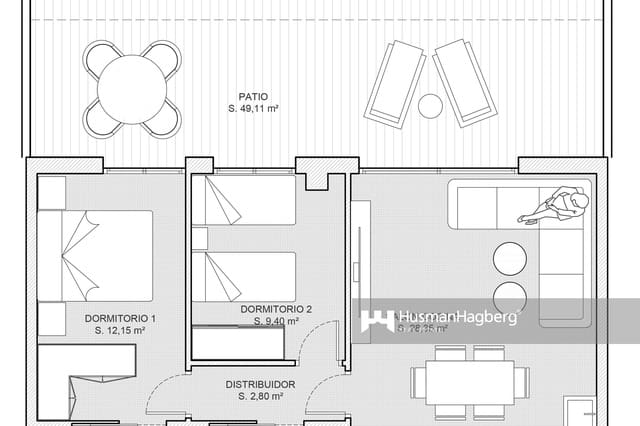 2 quarto Apartamento para venda em Benidorm com piscina - 345 000 € (Ref: 9426766)