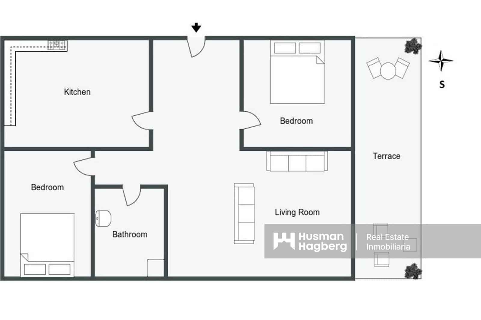 2 makuuhuone Huoneisto myytävänä paikassa Denia - 249 000 € (Ref: 9429504)