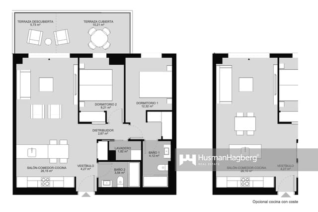 2 soverom Leilighet til salgs i Platja Vila Joiosa - Platja de Torres, La Villajoyosa / Vila Joiosa med svømmebasseng - € 346 000 (Ref: 9436749)