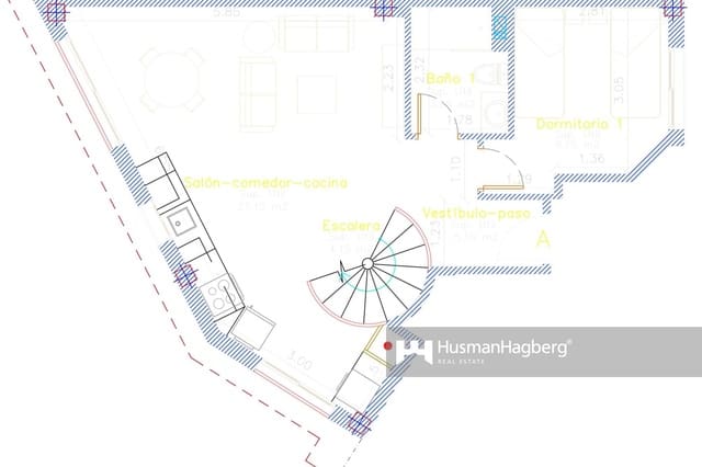 3 soveværelse Lejlighed til salg i Benissa - € 224.000 (Ref: 9441697)
