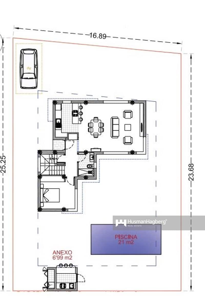 Chalet de 3 habitaciones en Polop en venta con piscina - 475.000 € (Ref: 9445665)