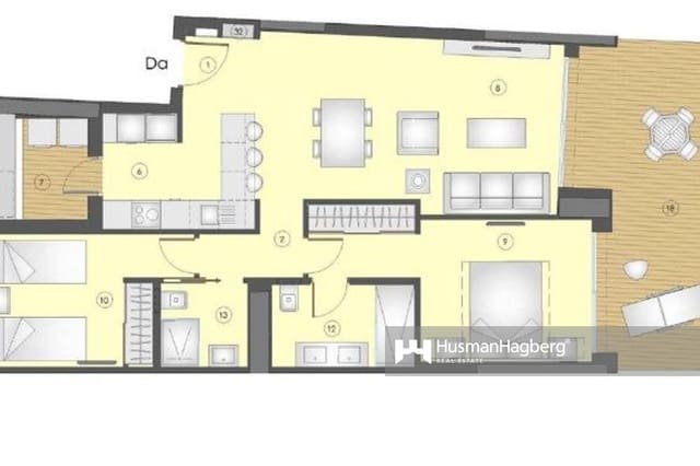 2 chambre Appartement à vendre à Playa Poniente, Benidorm avec piscine - 529 000 € (Ref: 9448758)