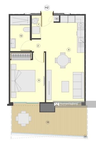 1 bedroom Apartment for sale in Levante - Playa Fossa, Calpe / Calp with pool - € 380,000 (Ref: 9453070)