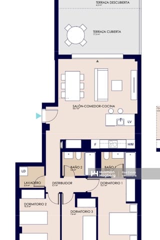 Apartamento de 3 habitaciones en Dénia en venta con piscina - 386.000 € (Ref: 9453080)