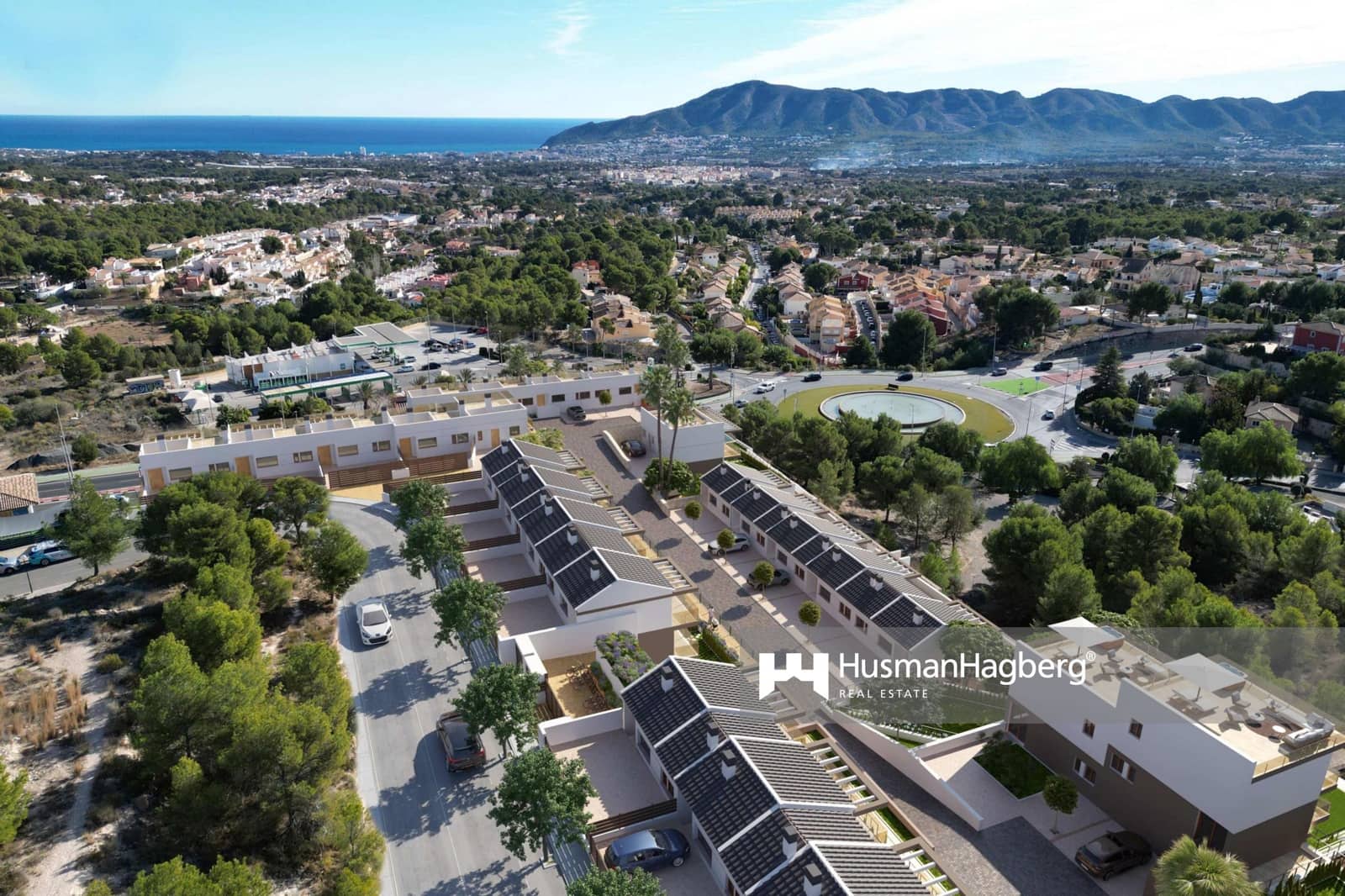 4 chambre Maison de Ville à vendre à La Nucia avec piscine - 390 000 € (Ref: 9479012)