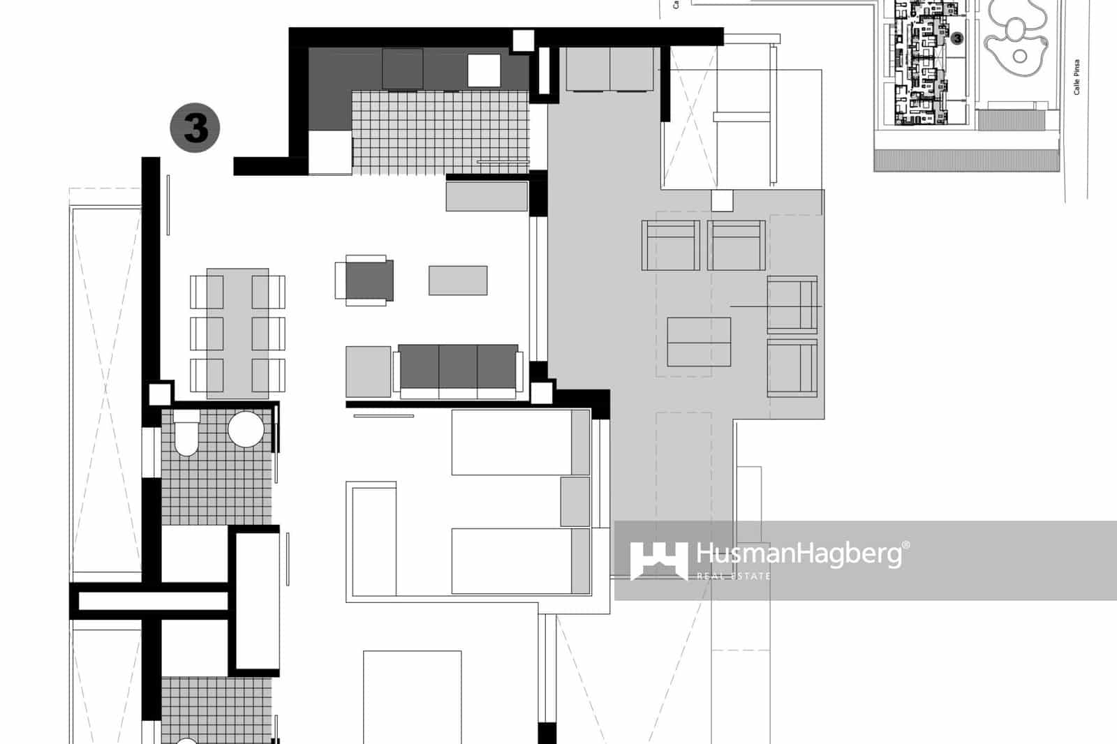 2 makuuhuone Huoneisto myytävänä paikassa Denia mukana uima-altaan - 285 000 € (Ref: 9479013)