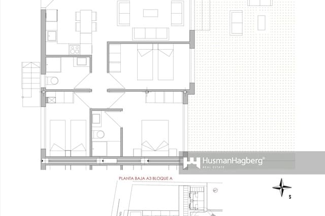 3 bedroom Apartment for sale in L'Almadrava - L'Estanyó, Dénia with pool - € 315,000 (Ref: 9483370)