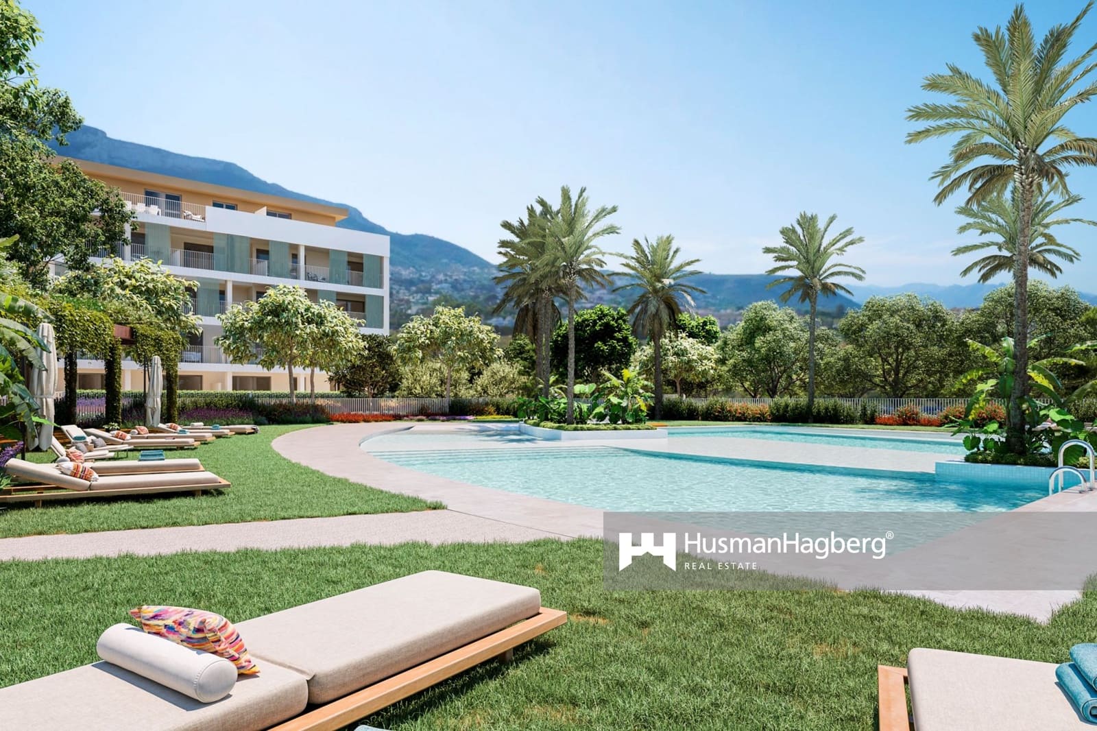 2 sovrum Lägenhet till salu i Denia med pool - 350 000 € (Ref: 9513090)