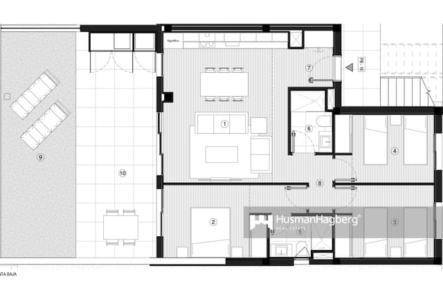 3 sovrum Lägenhet till salu i Benidorm med pool - 435 000 € (Ref: 9521137)