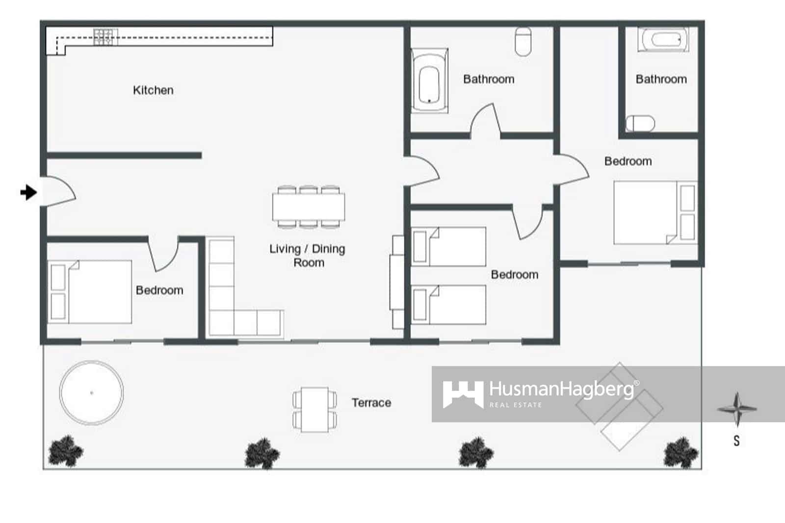 3 Zimmer Apartment zu verkaufen in Altea mit Pool - 580.000 € (Ref: 9533010)