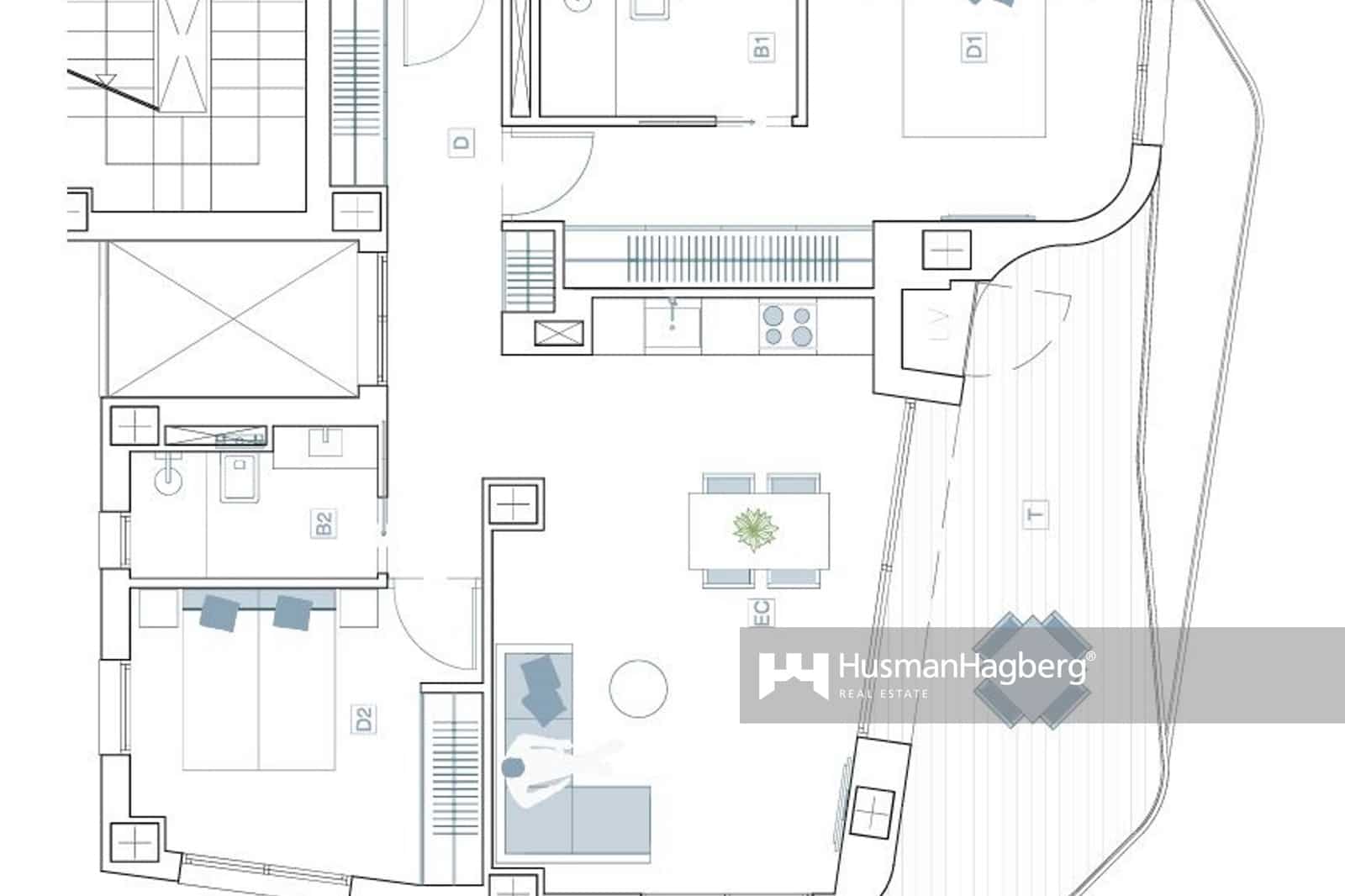 2 Zimmer Apartment zu verkaufen in La Villajoyosa / Vila Joiosa mit Pool - 495.000 € (Ref: 9542895)