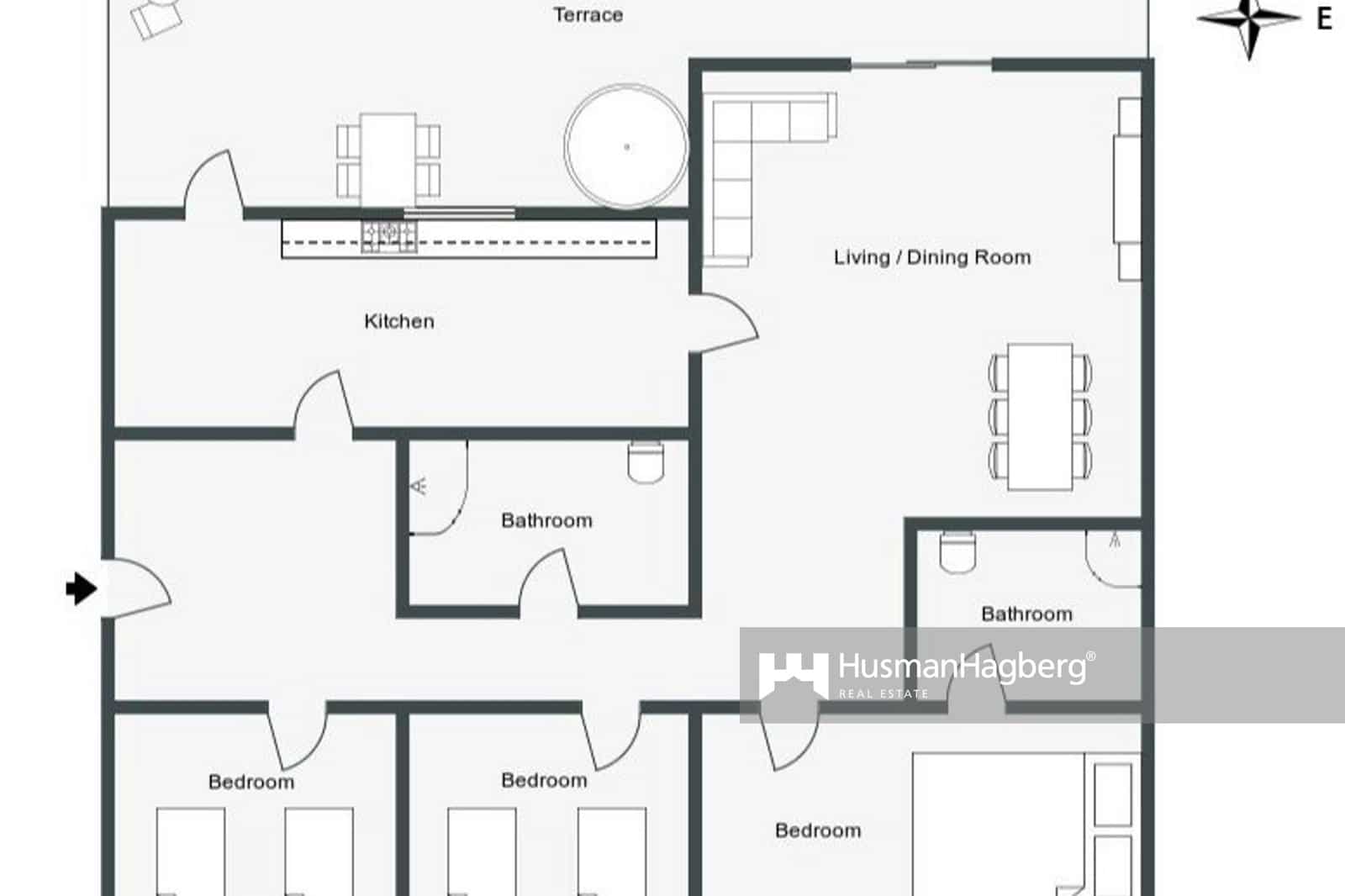 3 soveværelse Lejlighed til salg i Benidorm med swimmingpool - € 490.000 (Ref: 9547430)