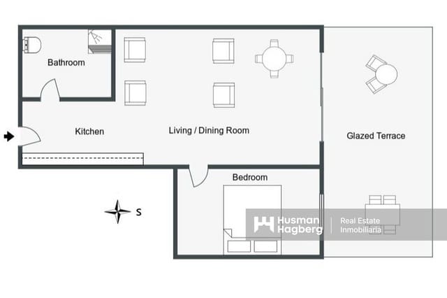 1 makuuhuone Huoneisto myytävänä paikassa Puerto, Calpe / Calp mukana uima-altaan - 239 000 € (Ref: 9550461)
