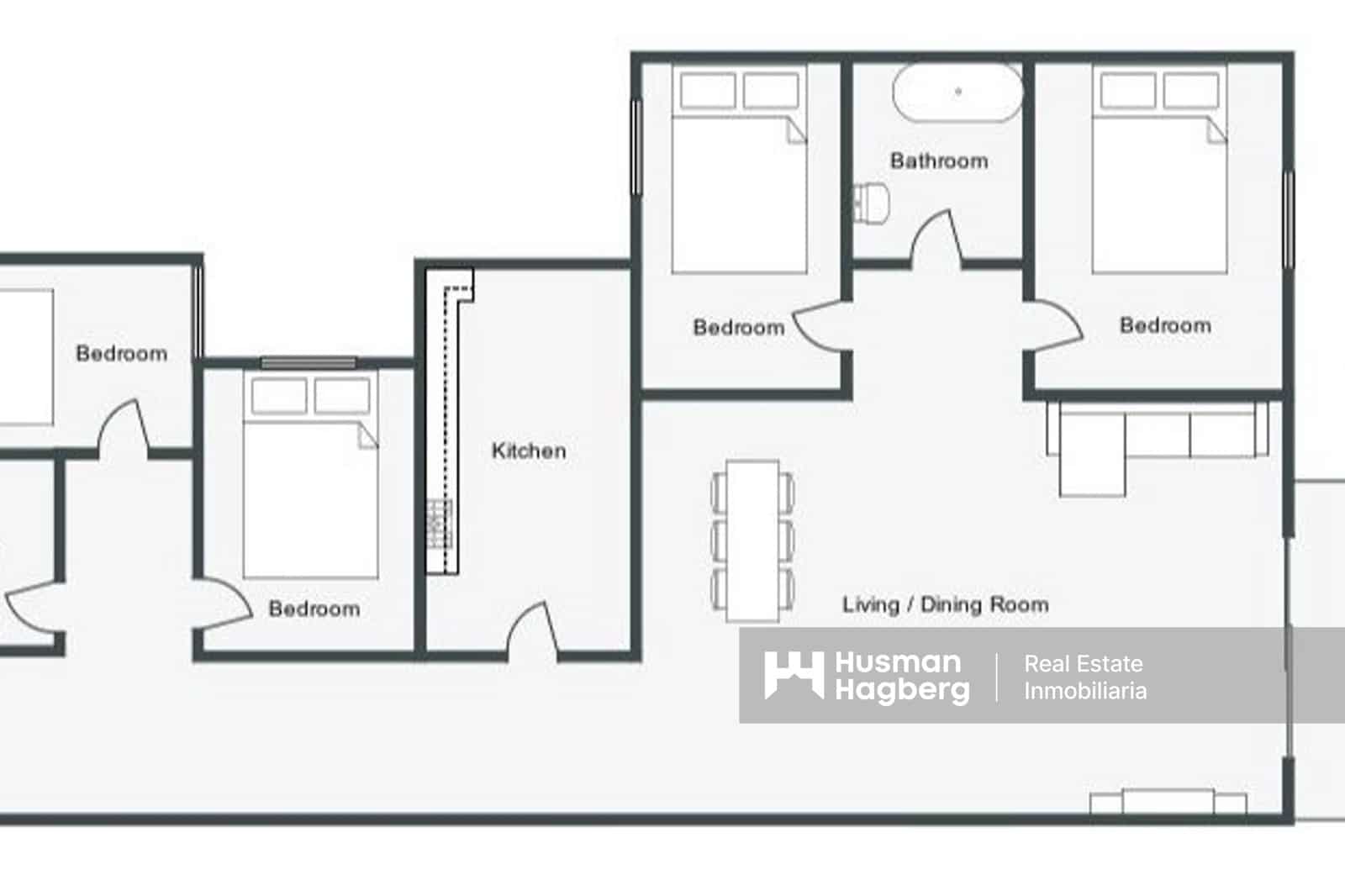 4 sovrum Lägenhet till salu i Calpe / Calp - 349 000 € (Ref: 9558396)
