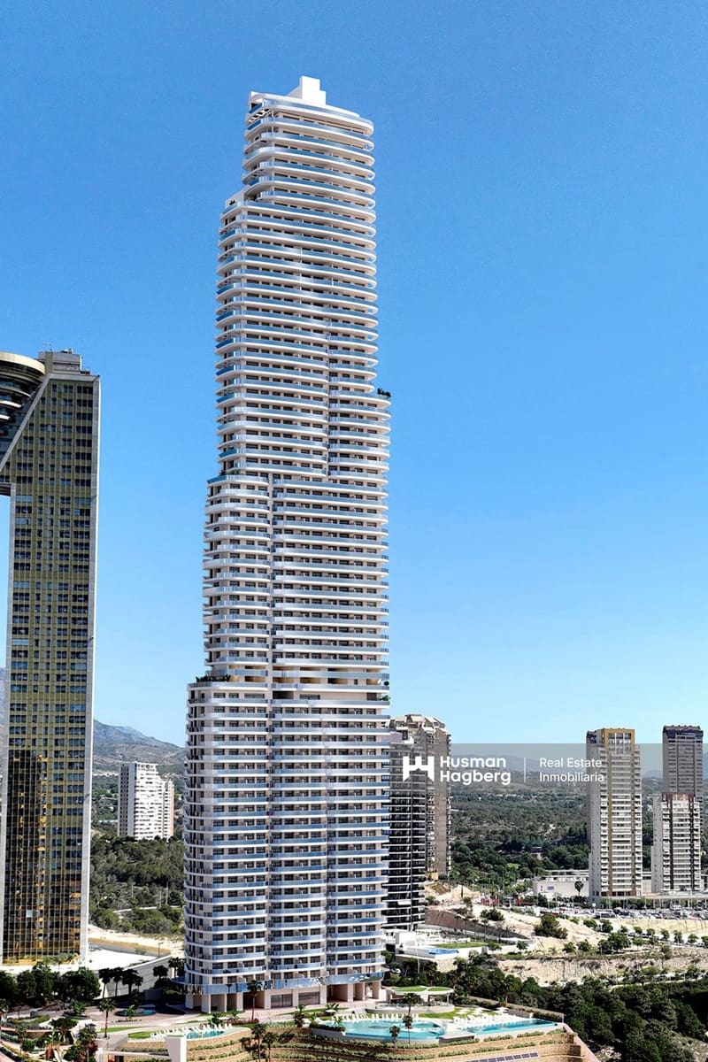 2 soveværelse Lejlighed til salg i Benidorm med swimmingpool - € 699.000 (Ref: 9560740)