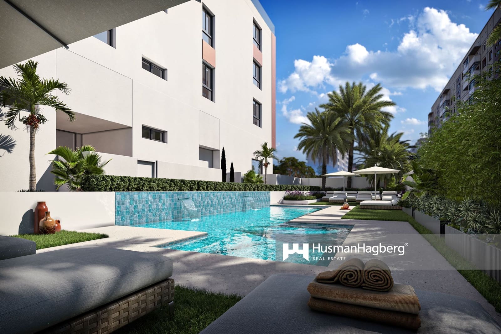 2 Zimmer Apartment zu verkaufen in La Villajoyosa / Vila Joiosa mit Pool - 380.000 € (Ref: 9614604)