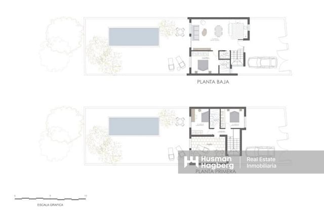 3 sovrum Villa till salu i Alfaz del Pi / L'Alfàs del Pi med pool - 335 000 € (Ref: 9627102)