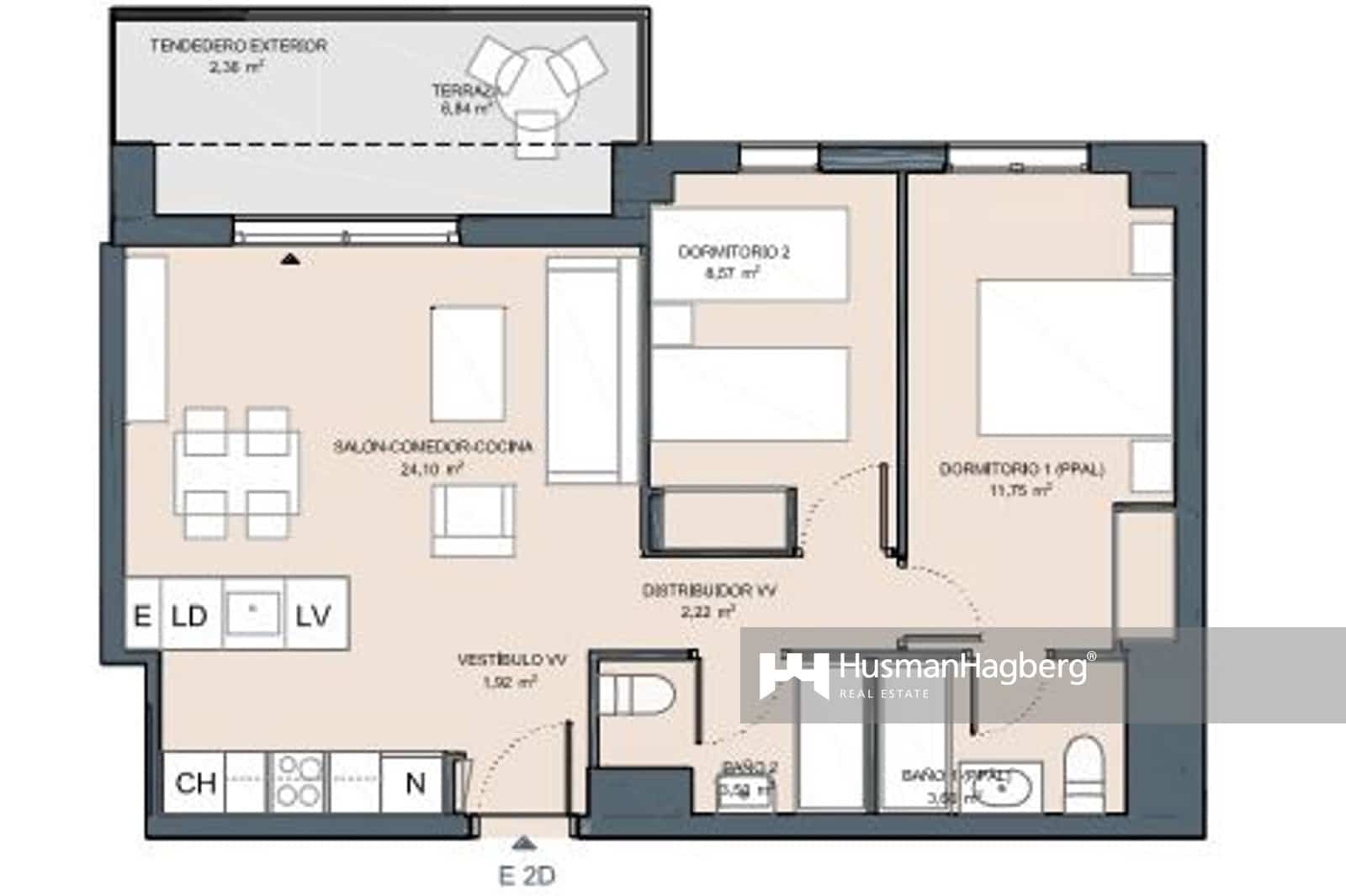 2 chambre Appartement à vendre à Denia avec piscine - 348 000 € (Ref: 9651061)